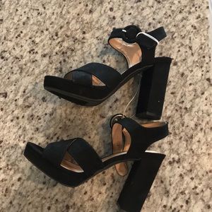 Black Platform Sandals